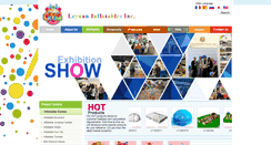 Desktop Screenshot of inflatable-global.com